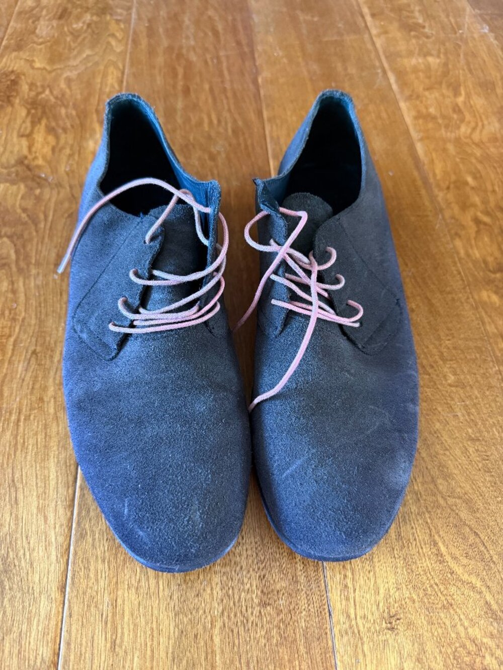 George Esquivel Black Suede Oxford | Women's Size 9